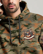 BLISSCORNERS NO BRAGGING UNTIL YOU'RE DRAGGING HUNTING ALL OVER PRINT