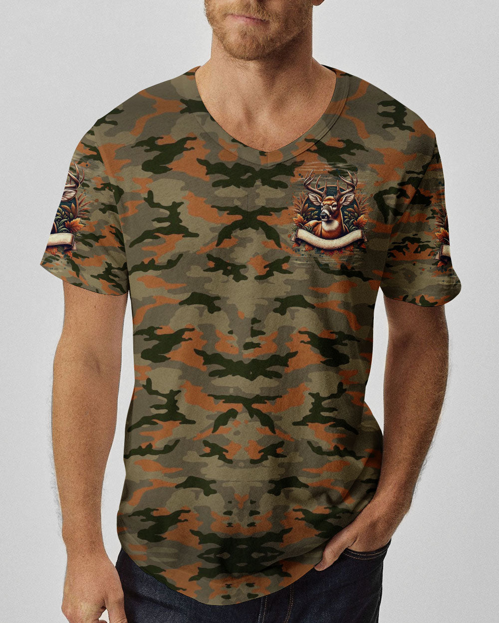 BLISSCORNERS NO BRAGGING UNTIL YOU'RE DRAGGING HUNTING ALL OVER PRINT