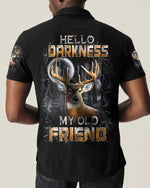 BLISSCORNERS HELLO DARKNESS MY OLD FRIEND DEER ALL OVER PRINT