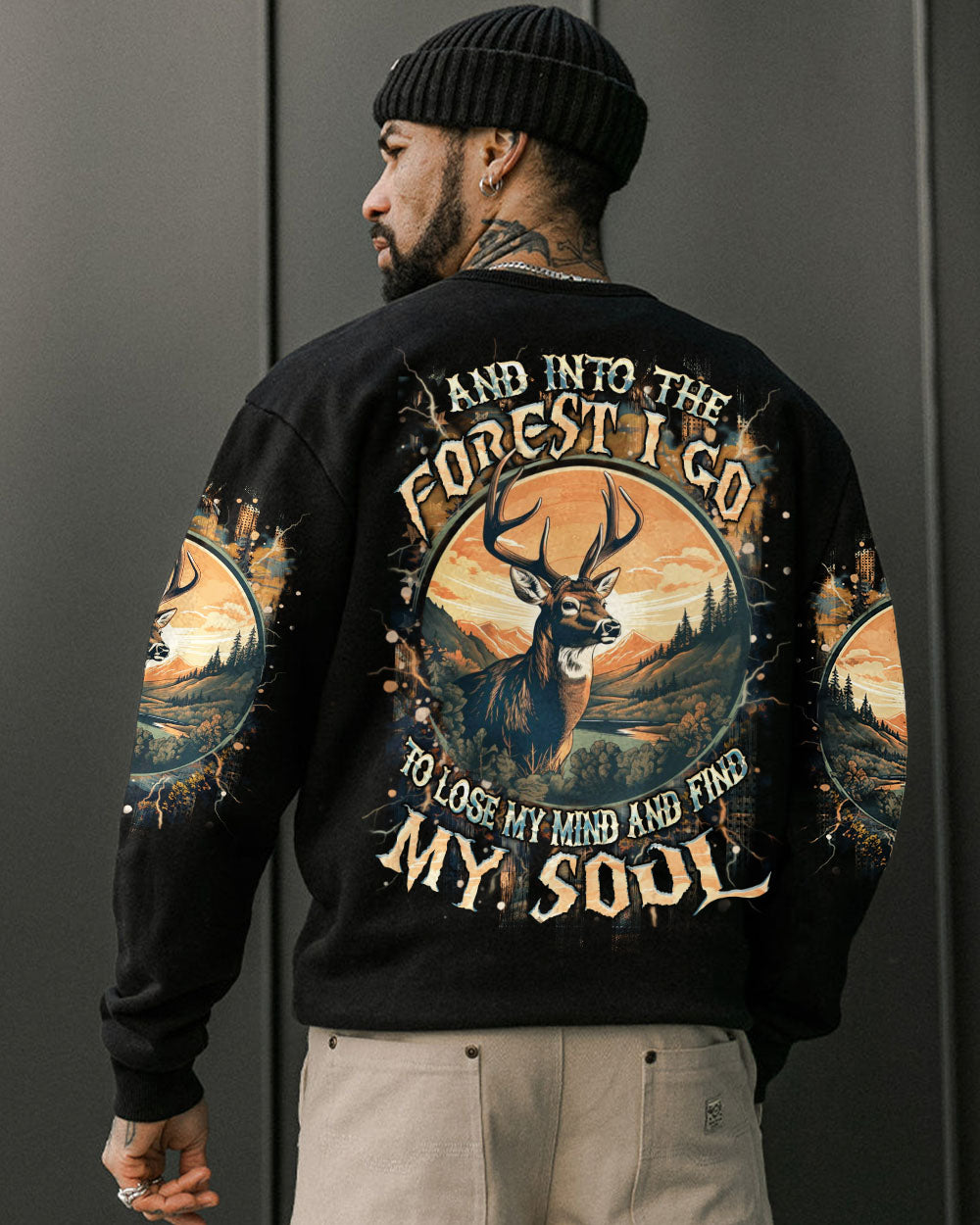 BLISSCORNERS AND INTO THE FOREST I GO DEAR ALL OVER PRINT