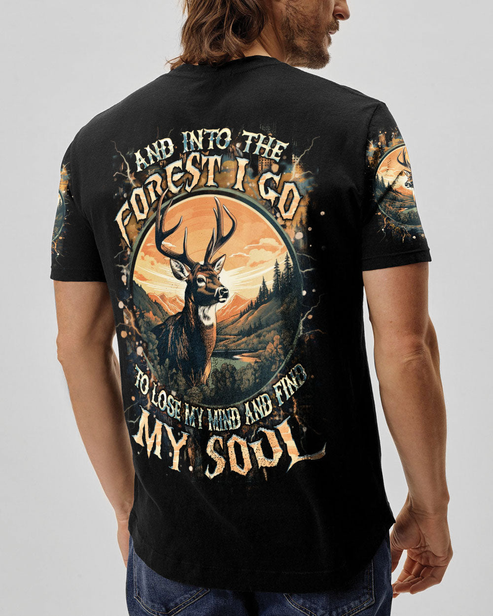 BLISSCORNERS AND INTO THE FOREST I GO DEAR ALL OVER PRINT