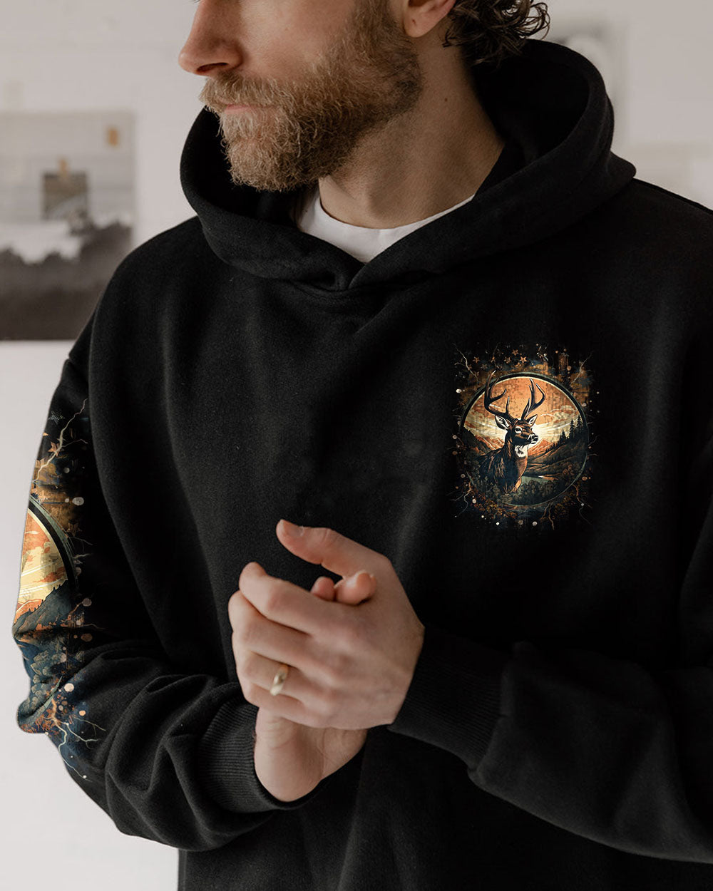 BLISSCORNERS AND INTO THE FOREST I GO DEAR ALL OVER PRINT