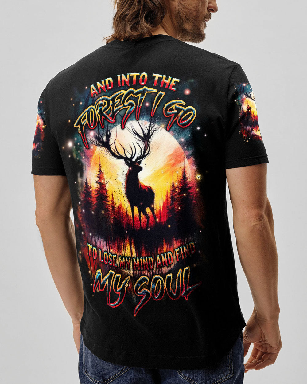 BLISSCORNERS AND INTO THE FOREST I GO ALL OVER PRINT