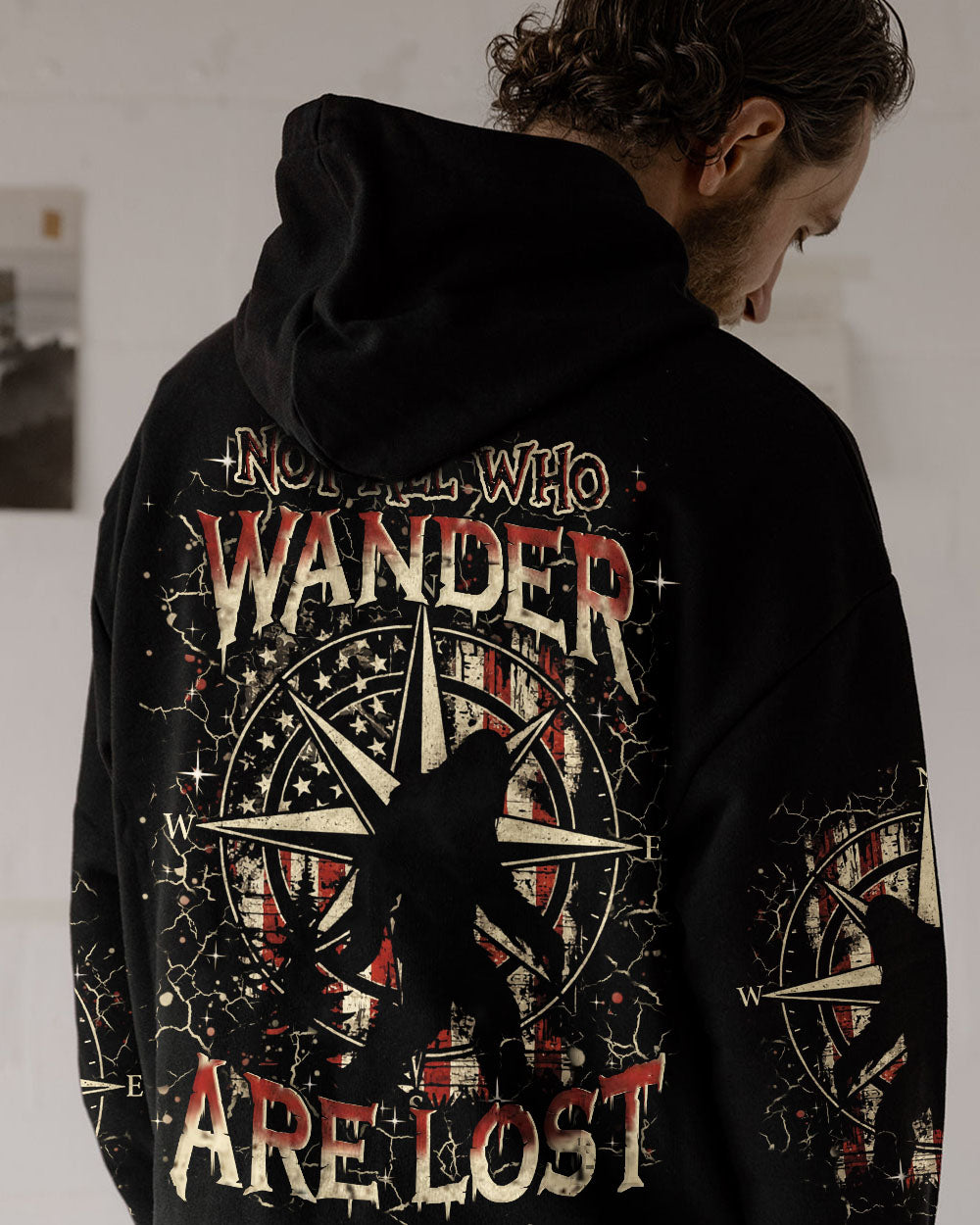 BLISSCORNERS NOT ALL WHO WANDER ARE LOST ALL OVER PRINT