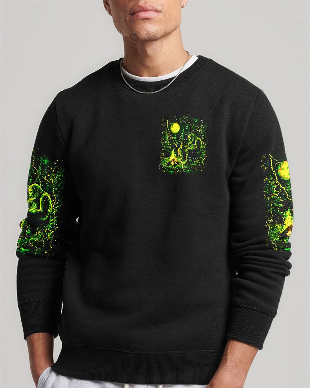 BLISSCORNERS I'M HIDING FROM STUPID PEOPLE BIGFOOT ALL OVER PRINT