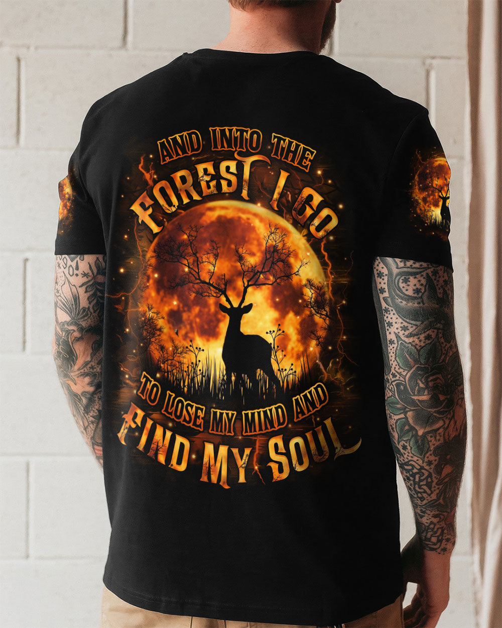 BLISSCORNERS AND INTO THE FOREST I GO ALL OVER PRINT