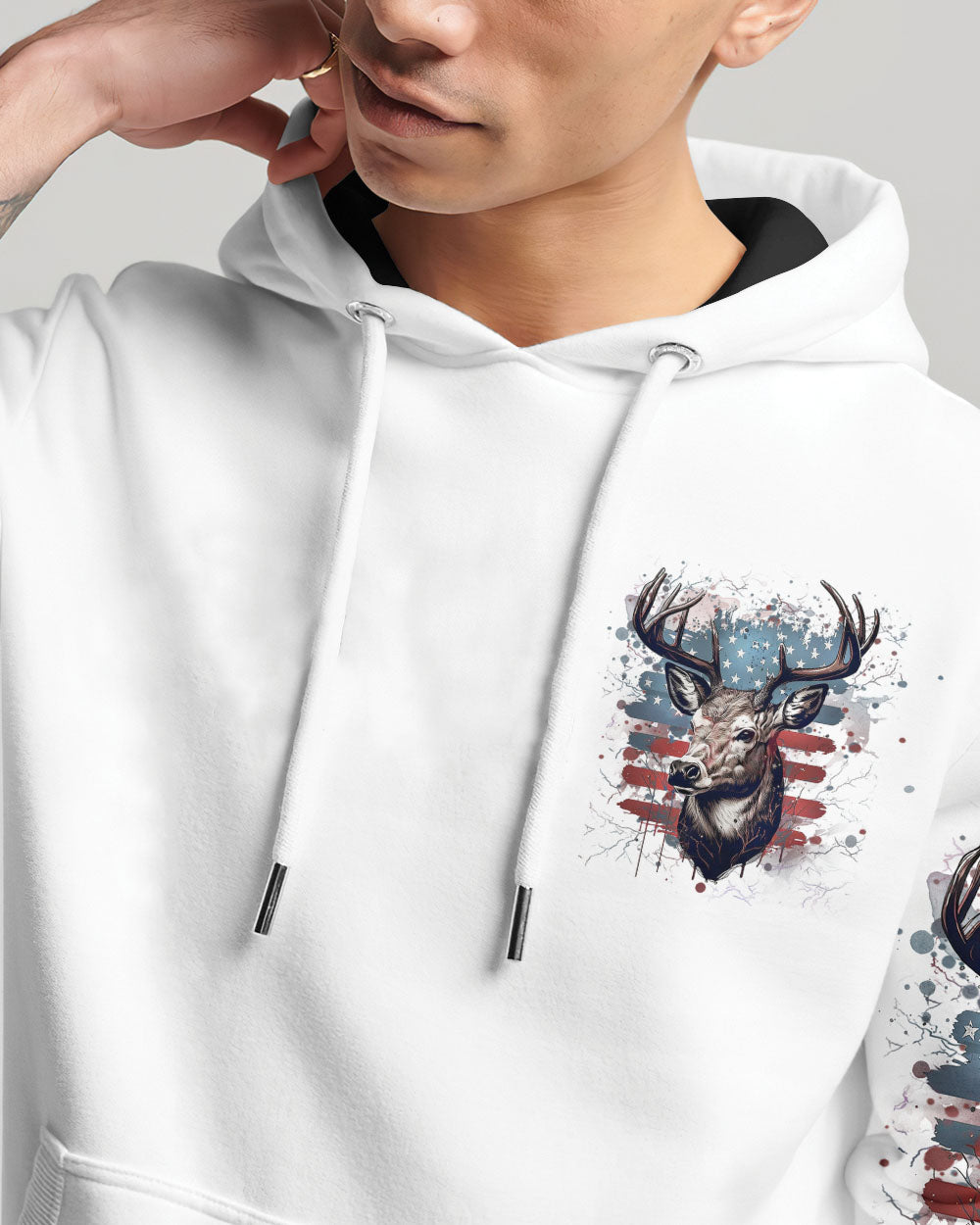 BLISSCORNERS THE CLOSER I GET TO NATURE DEER HUNTING ALL OVER PRINT