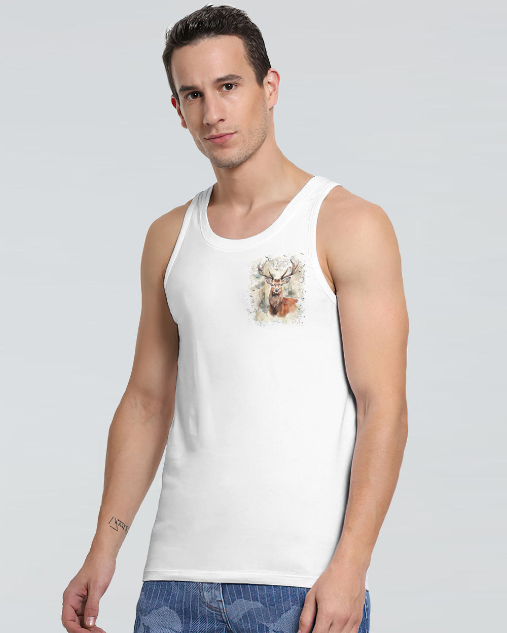 BLISSCORNERS THE CLOSER I GET TO NATURE DEER HUNTING ALL OVER PRINT