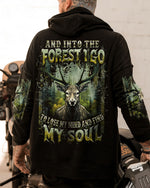 BLISSCORNERS AND INTO THE FOREST I GO DEER ALL OVER PRINT