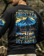 BLISSCORNERS AND INTO THE FOREST I GO BIGFOOT ALL OVER PRINT