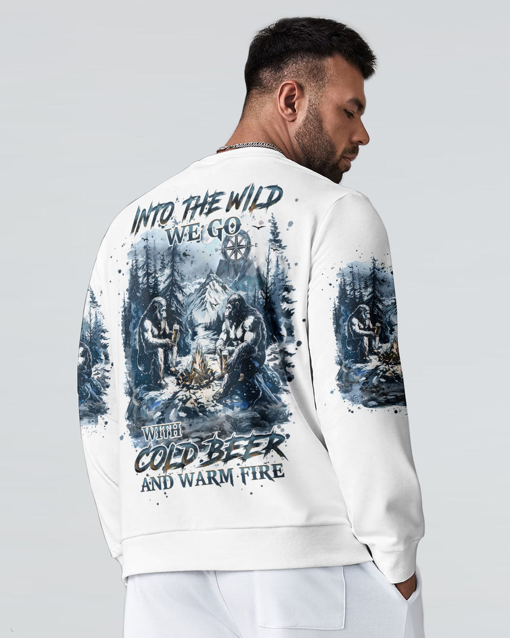 BLISSCORNERS INTO THE WILD WE GO BIGFOOT ALL OVER PRINT