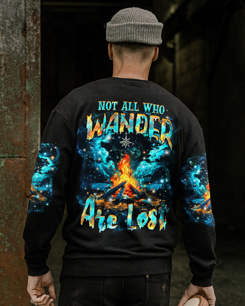 BLISSCORNERS NOT ALL WHO WANDER ARE LOST ALL OVER PRINT