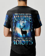 BLISSCORNERS THE CLOSER I GET TO NATURE DEER ALL OVER PRINT