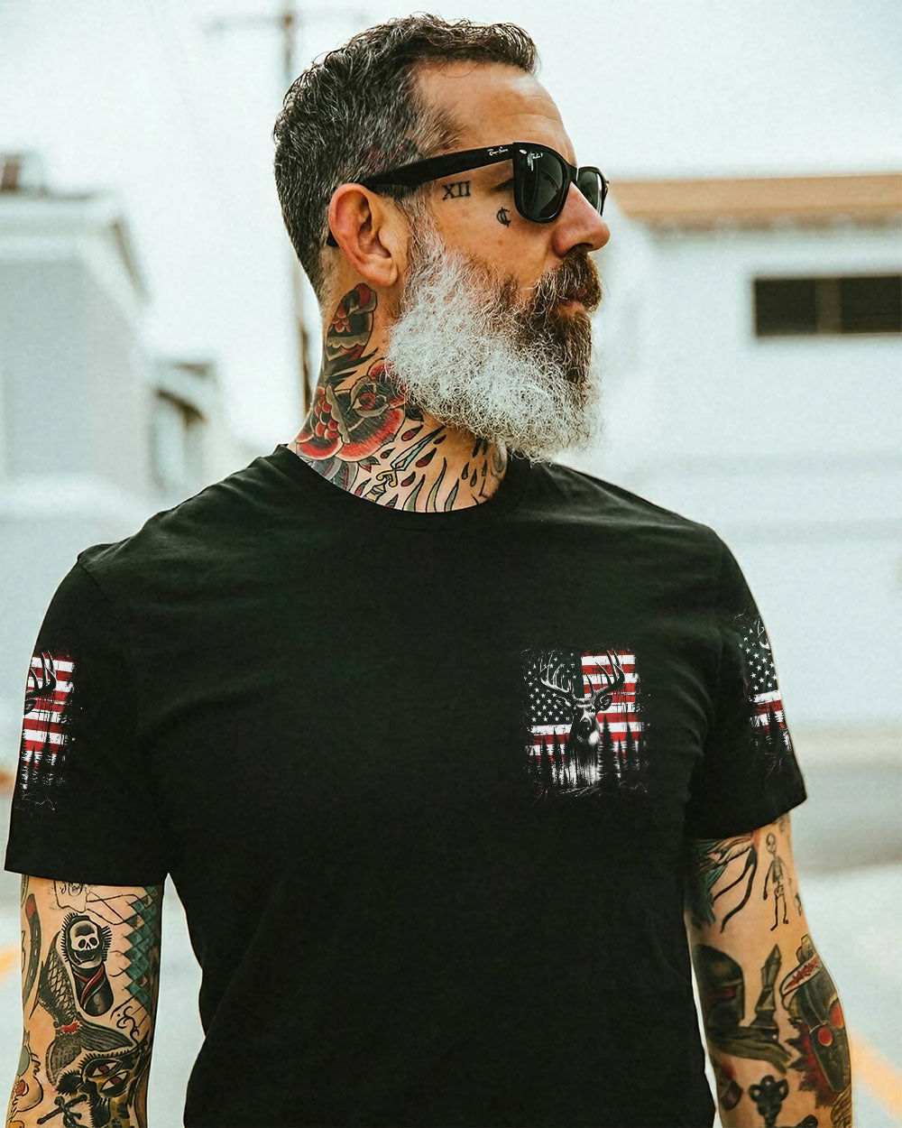 BLISSCORNERS THE CLOSER I GET TO NATURE DEER HUNTING ALL OVER PRINT