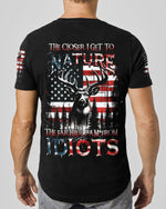 BLISSCORNERS THE CLOSER I GET TO NATURE DEER HUNTING ALL OVER PRINT