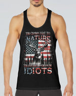 BLISSCORNERS THE CLOSER I GET TO NATURE DEER HUNTING ALL OVER PRINT