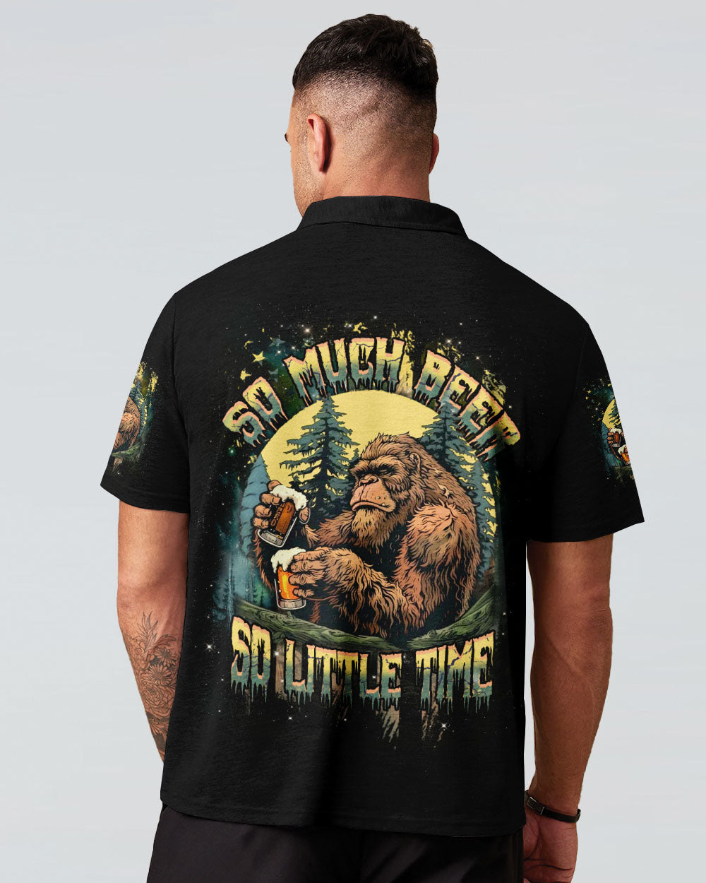 BLISSCORNERS SO MUCH BEER SO LITTLE TIME BIGFOOT ALL OVER PRINT