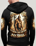 BLISSCORNERS AND INTO THE FOREST I GO BIGFOOT ALL OVER PRINT