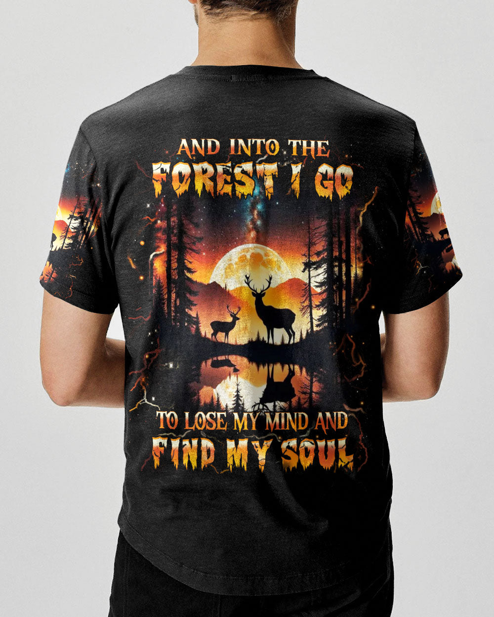 BLISSCORNERS AND INTO THE FOREST I GO ALL OVER PRINT