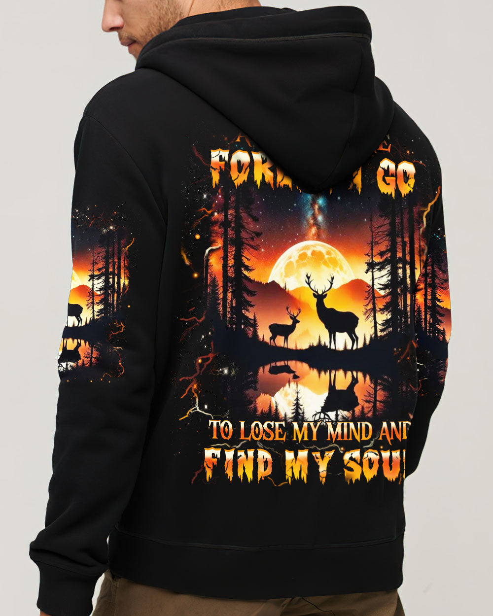 BLISSCORNERS AND INTO THE FOREST I GO ALL OVER PRINT