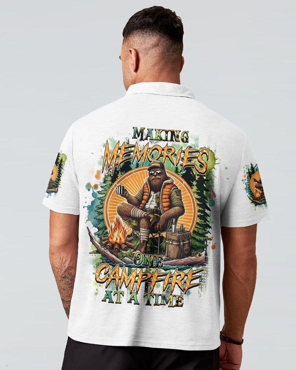 BLISSCORNERS MAKING MEMORIES ONE CAMPFIRE AT A TIME BIGFOOT ALL OVER PRINT