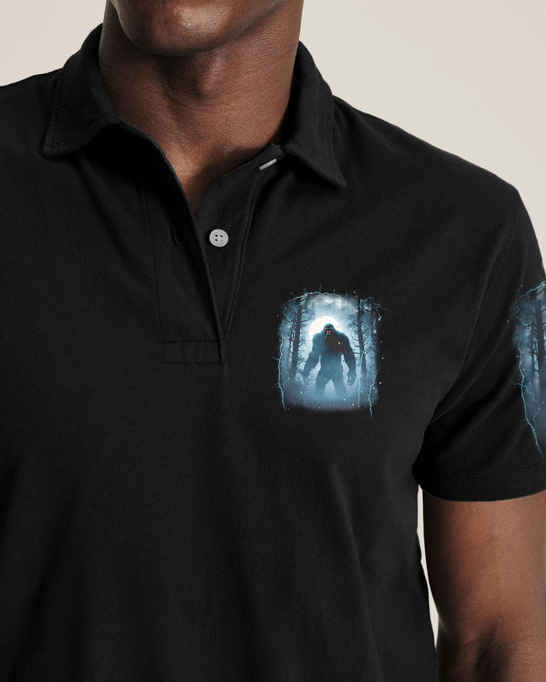 BLISSCORNERS HELLO DARKNESS MY OLD FRIEND BIGFOOT ALL OVER PRINT