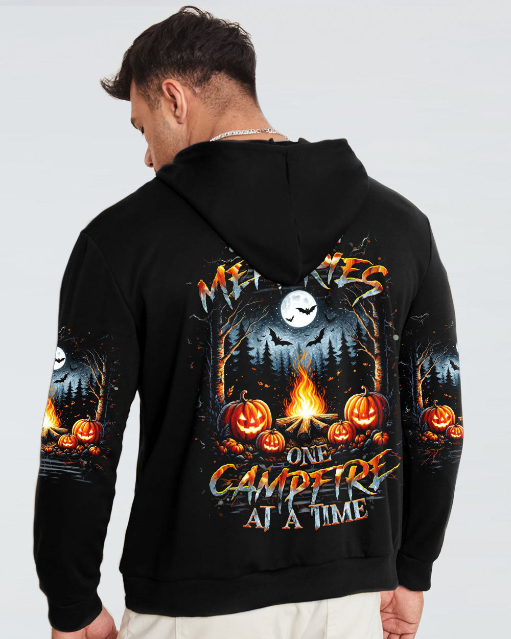 BLISSCORNERS MAKING MEMORIES ONE CAMPFIRE AT A TIME HALLOWEEN ALL OVER PRINT