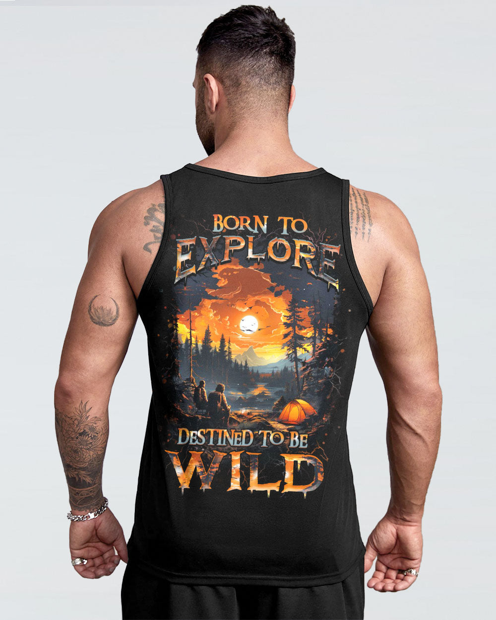 BLISSCORNERS BORN TO EXPLORE DESTINED TO BE WILD ALL OVER PRINT