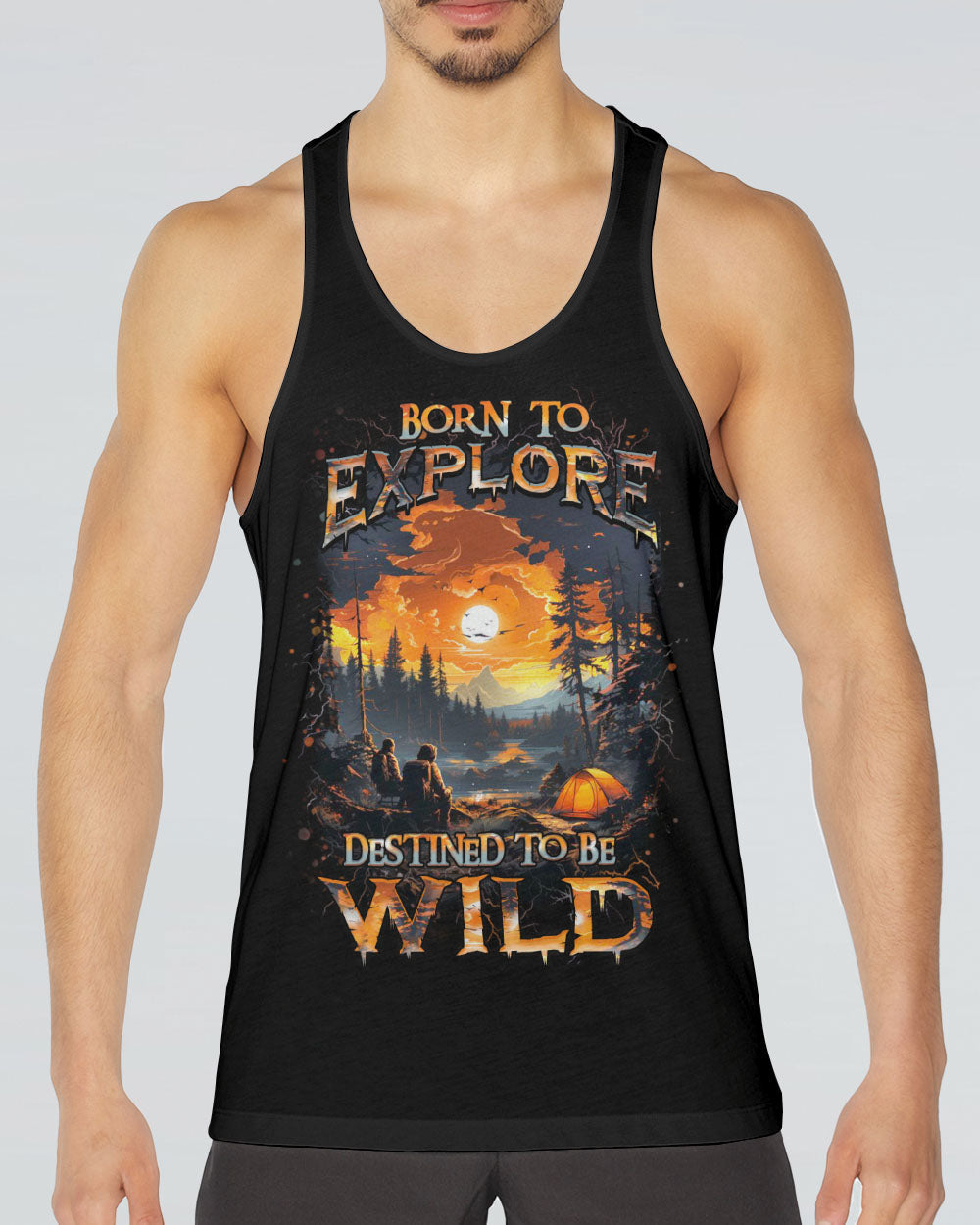 BLISSCORNERS BORN TO EXPLORE DESTINED TO BE WILD ALL OVER PRINT