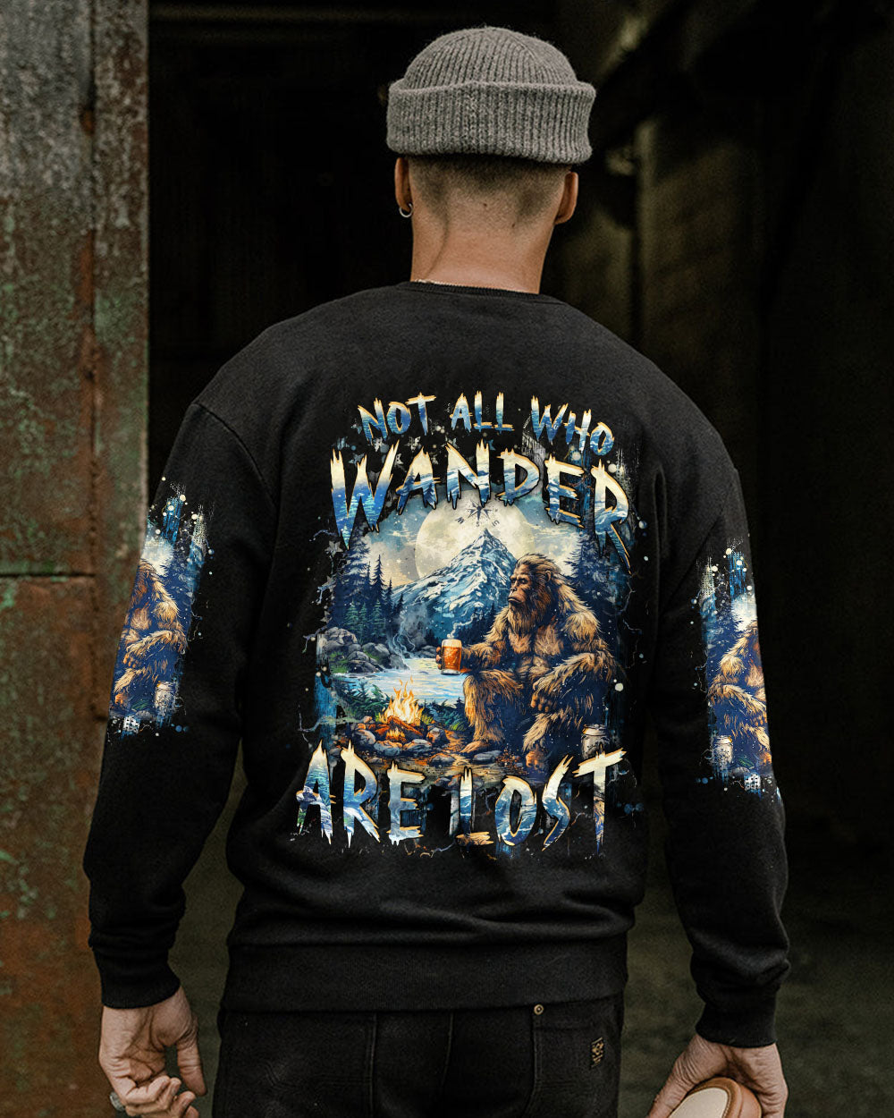 BLISSCORNERS NOT ALL WHO WANDER ARE LOST ALL OVER PRINT