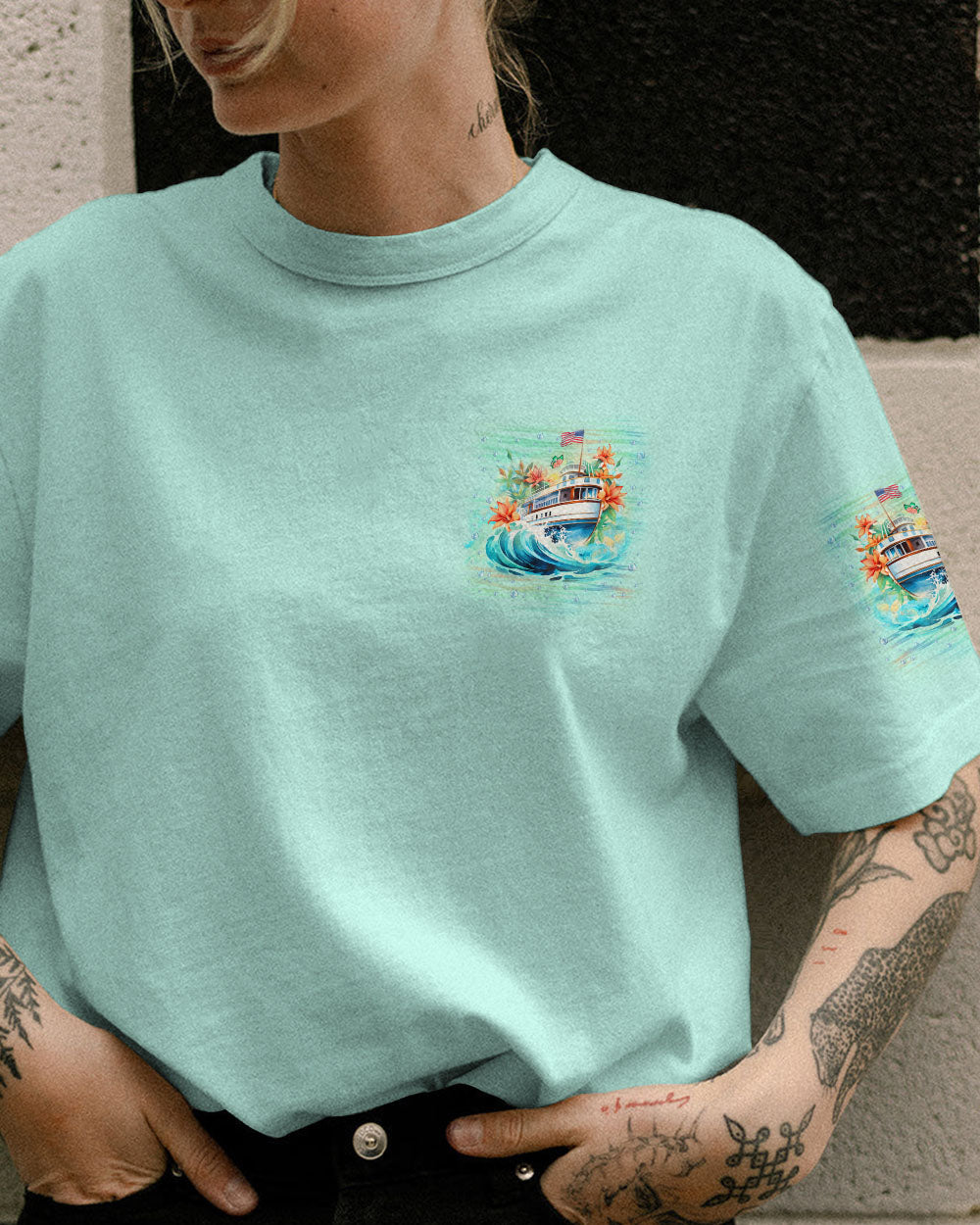 BLISSCORNERS LIFE IS BETTER ON A CRUISE ALL OVER PRINT