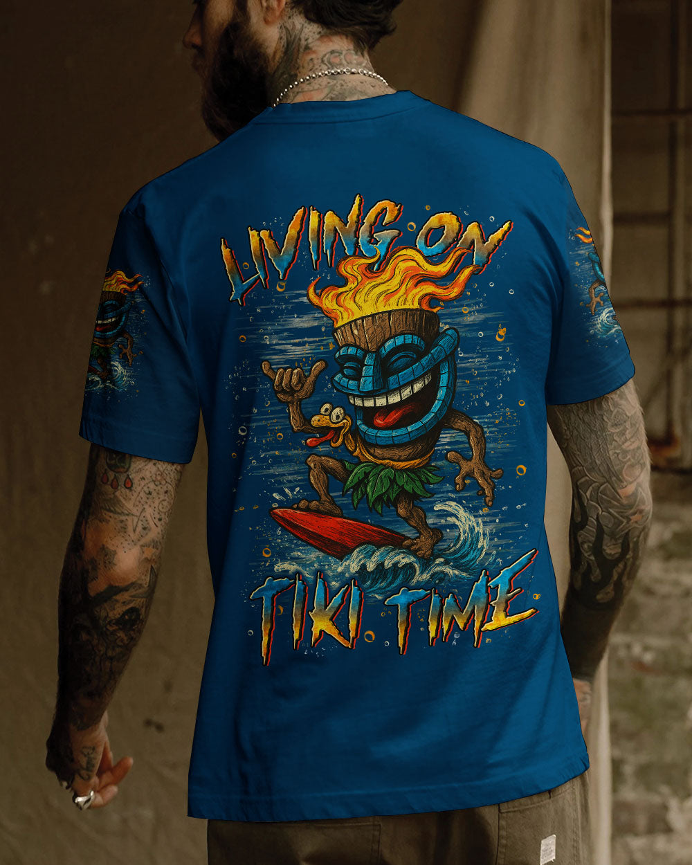 BLISSCORNERS LIVING ON TIKI TIME ALL OVER PRINT