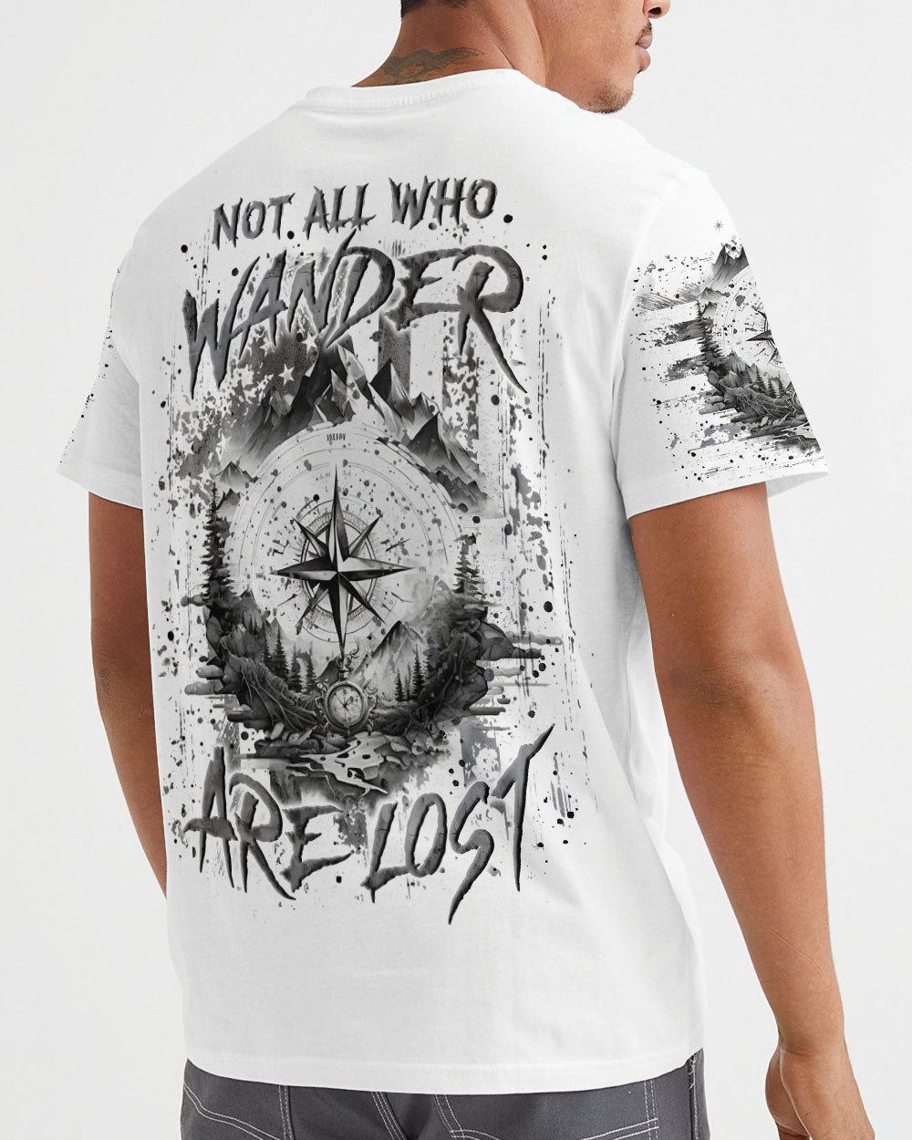 BLISSCORNERS NOT ALL WHO WANDER ARE LOST ALL OVER PRINT