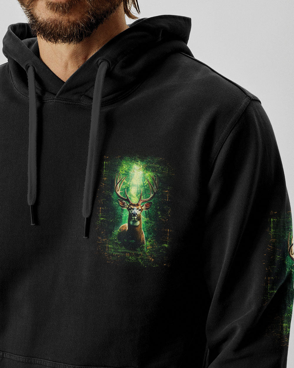 BLISSCORNERS AND INTO THE FOREST I GO DEER ALL OVER PRINT