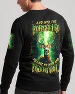 BLISSCORNERS AND INTO THE FOREST I GO DEER ALL OVER PRINT