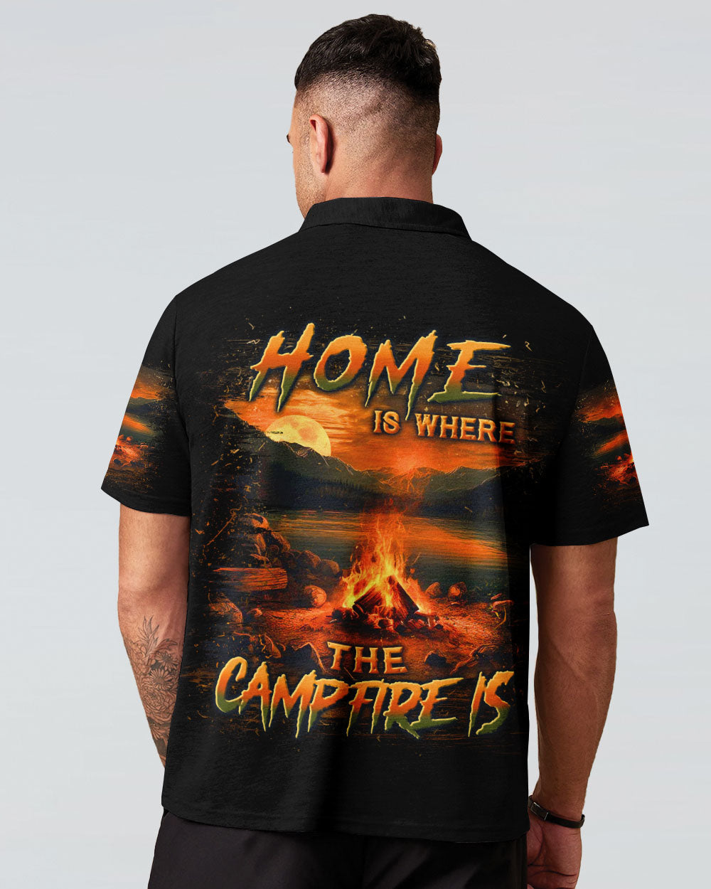 BLISSCORNERS HOME IS WHERE THE CAMPFIRE IS ALL OVER PRINT