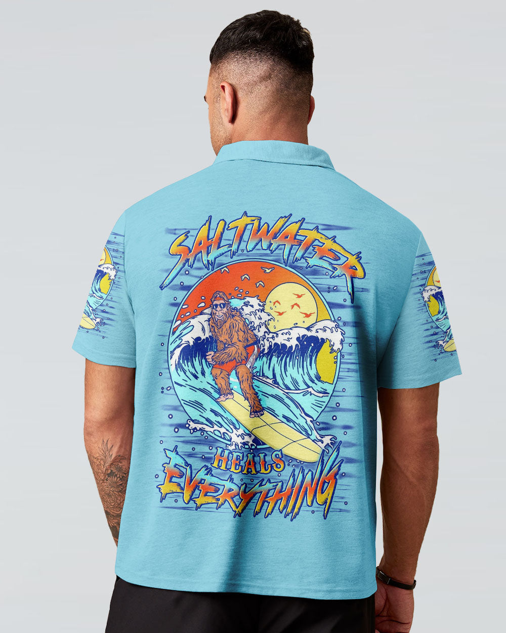 BLISSCORNERS SALTWATER HEALS EVERYTHING BIGFOOT ALL OVER PRINT