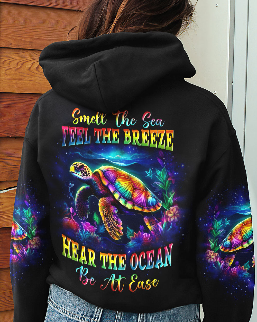 BLISSCORNERS SMELL THE SEA FEEL THE BREEZE ALL OVER PRINT