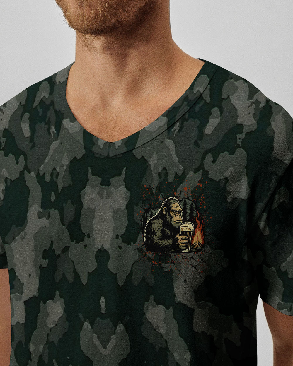 BLISSCORNERS DRINK UNTIL YOU BELIEVE BIGFOOT ALL OVER PRINT