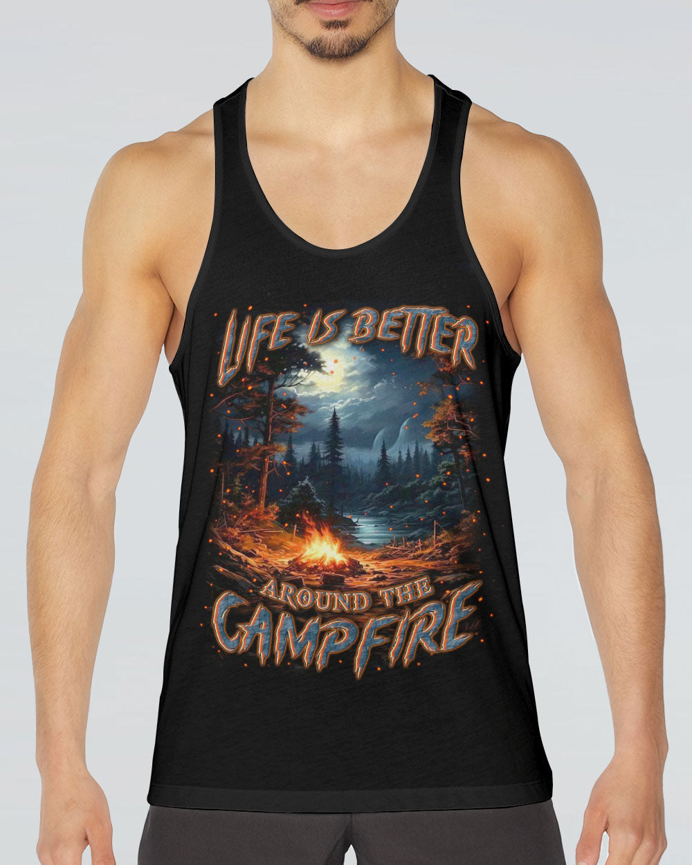 BLISSCORNERS LIFE IS BETTER AROUND THE CAMPFIRE ALL OVER PRINT
