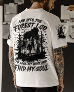 BLISSCORNERS AND INTO THE FOREST I GO BIGFOOT ALL OVER PRINT