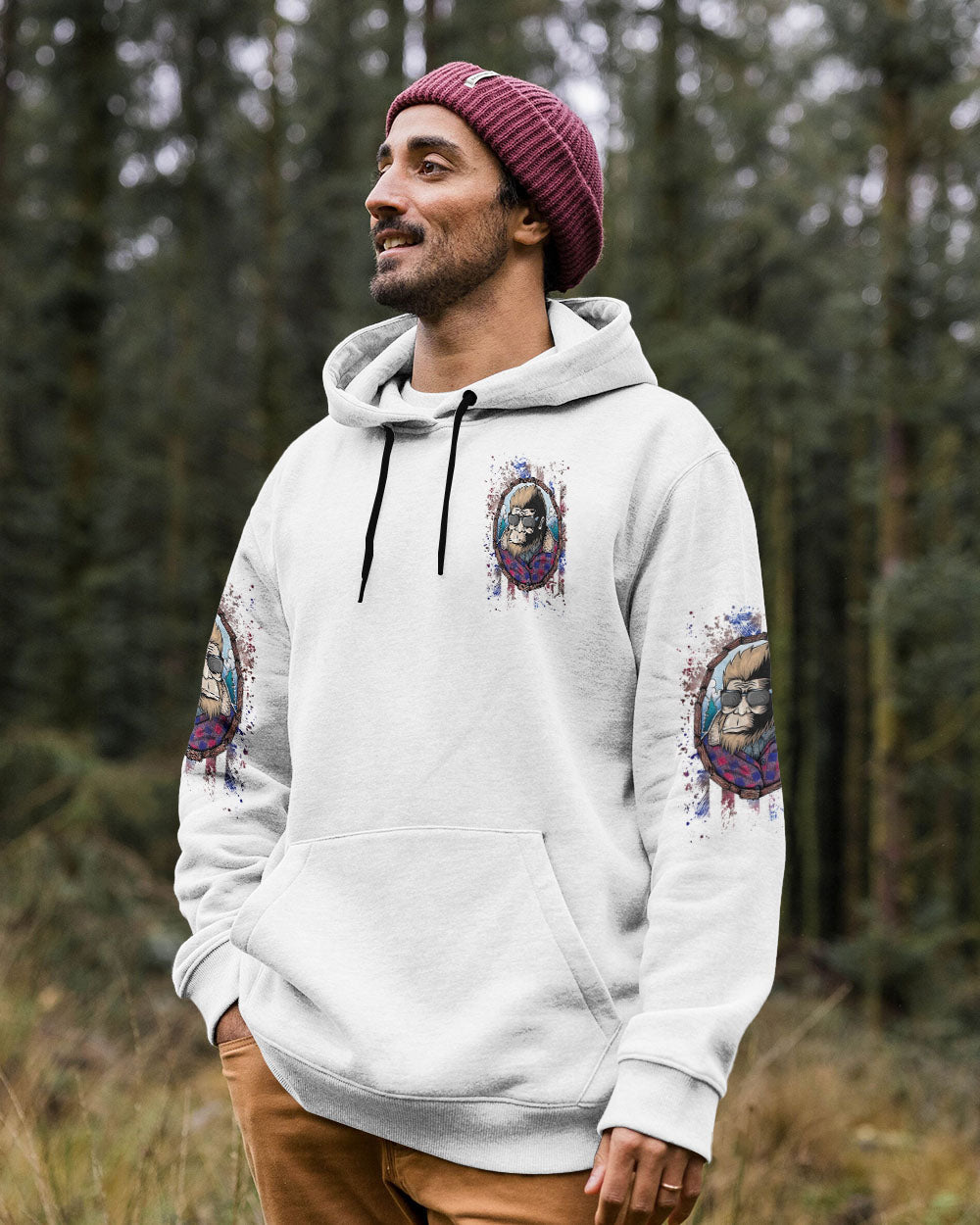 BLISSCORNERS ALWAYS BE YOURSELF UNLESS YOU CAN BE A BIGFOOT ALL OVER PRINT