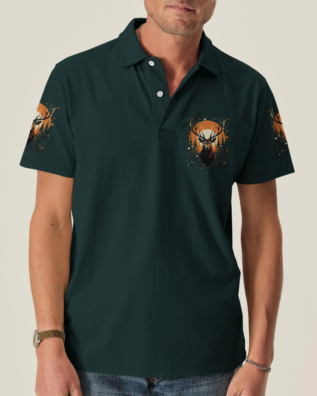 BLISSCORNERS HUNTING IT'S IN MY BLOOD DEER ALL OVER PRINT