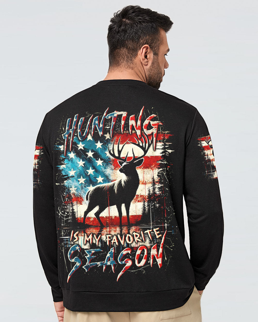 BLISSCORNERS HUNTING IS MY FAVORITE SEASON ALL OVER PRINT
