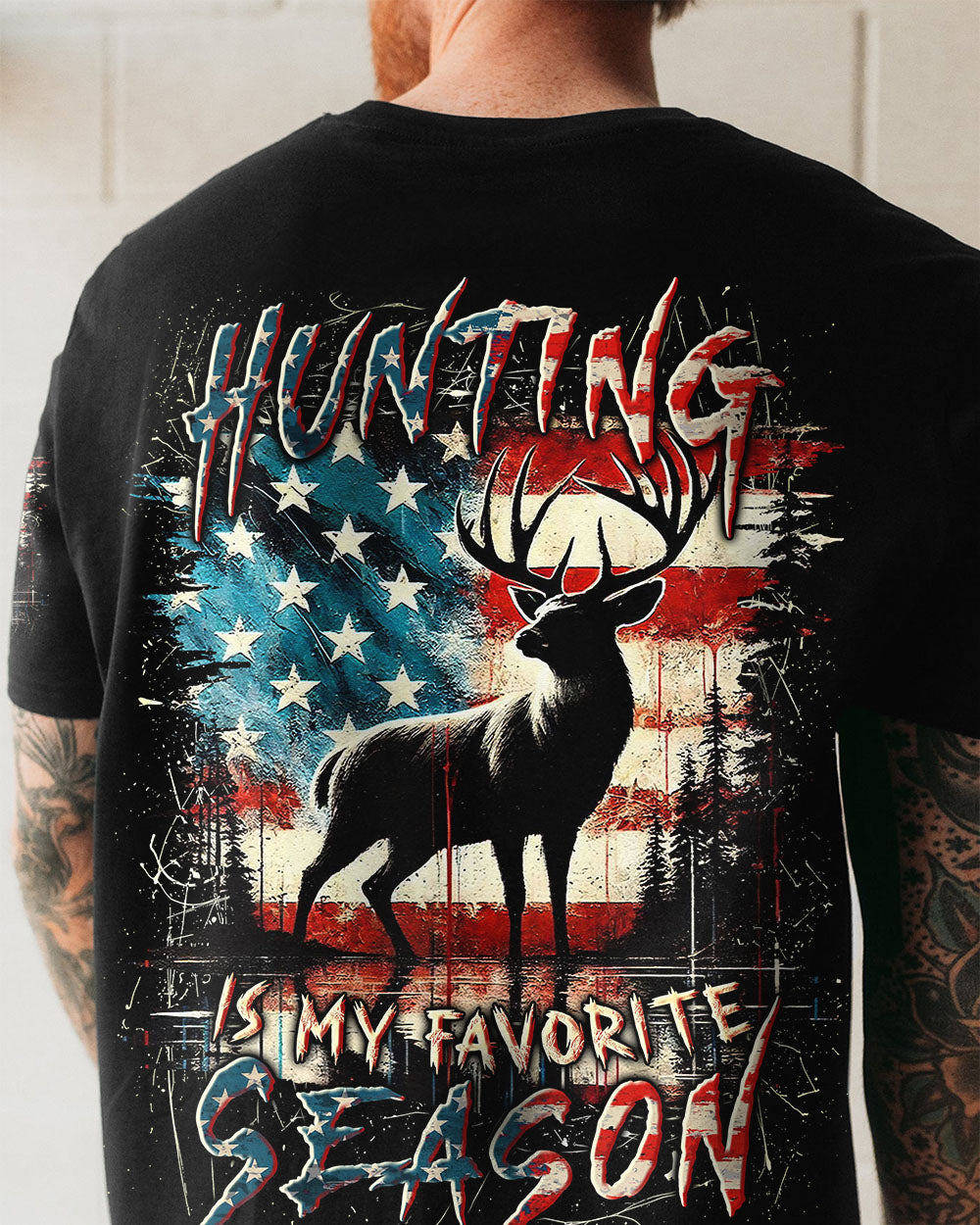 BLISSCORNERS HUNTING IS MY FAVORITE SEASON ALL OVER PRINT