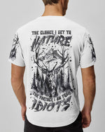 BLISSCORNERS THE CLOSER I GET TO NATURE DEER ALL OVER PRINT