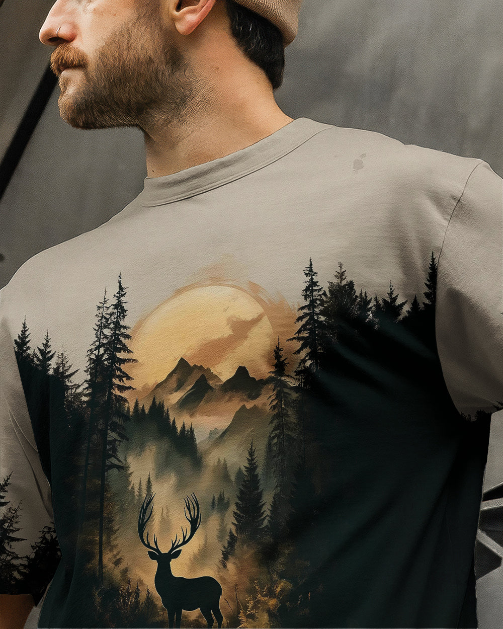 BLISSCORNERS DEER FOREST ALL OVER PRINT