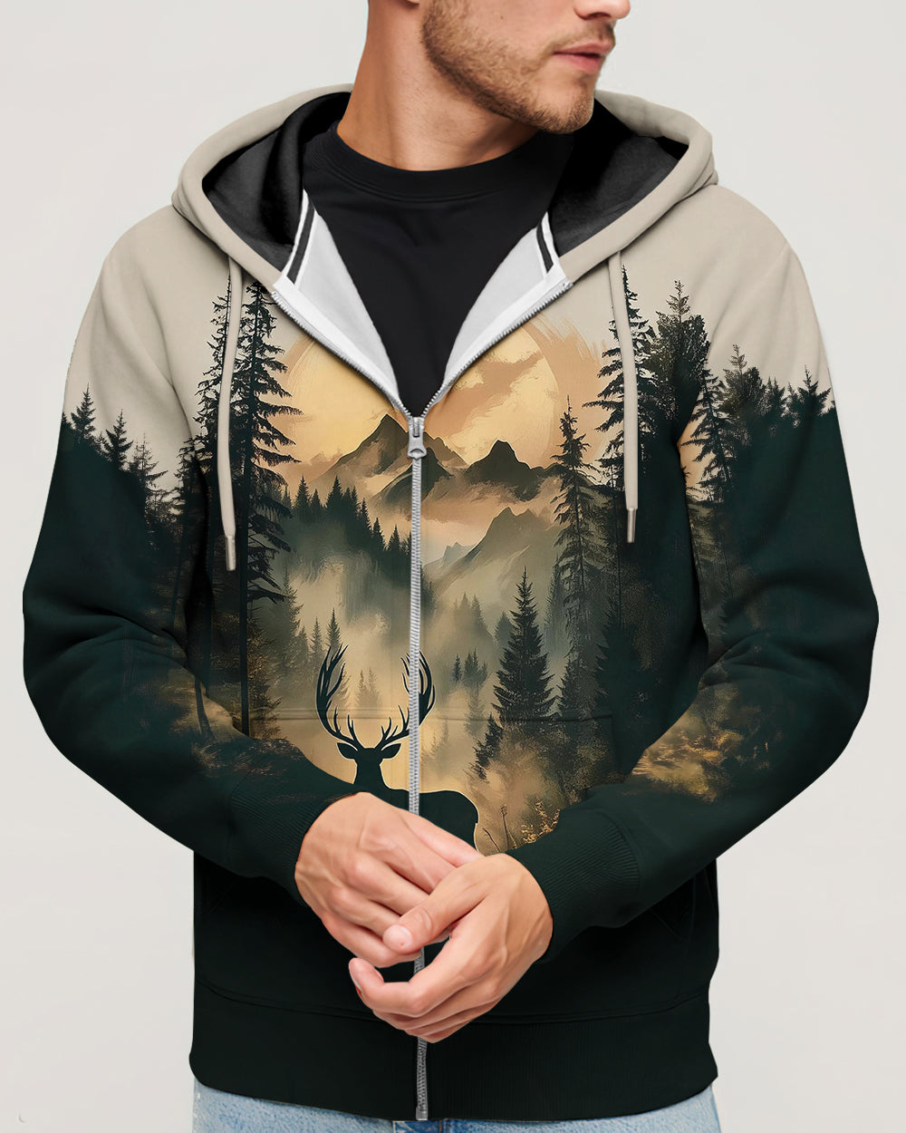 BLISSCORNERS DEER FOREST ALL OVER PRINT