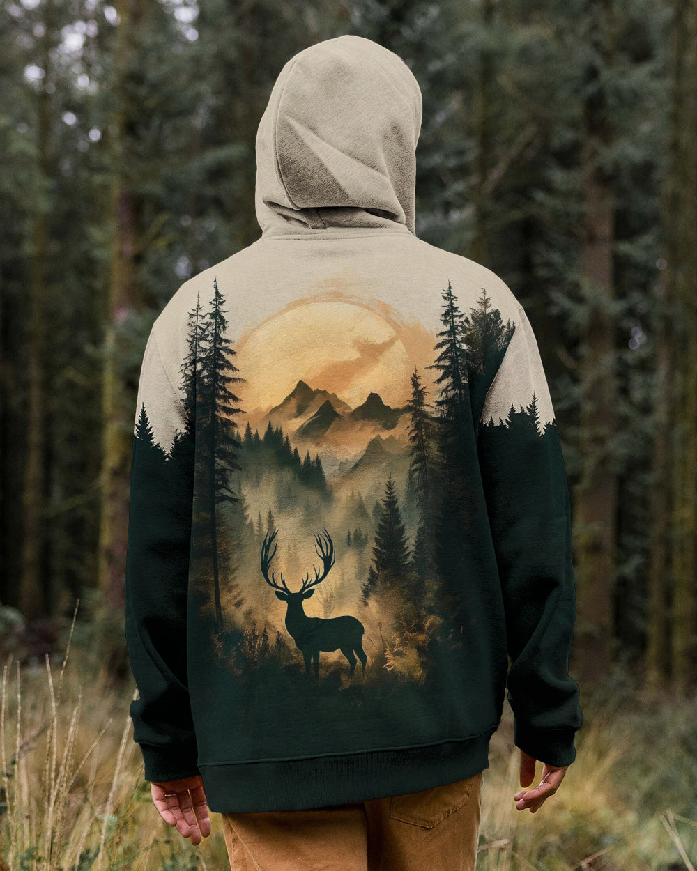 BLISSCORNERS DEER FOREST ALL OVER PRINT