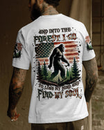 BLISSCORNERS AND INTO THE FOREST I GO BIGFOOT ALL OVER PRINT